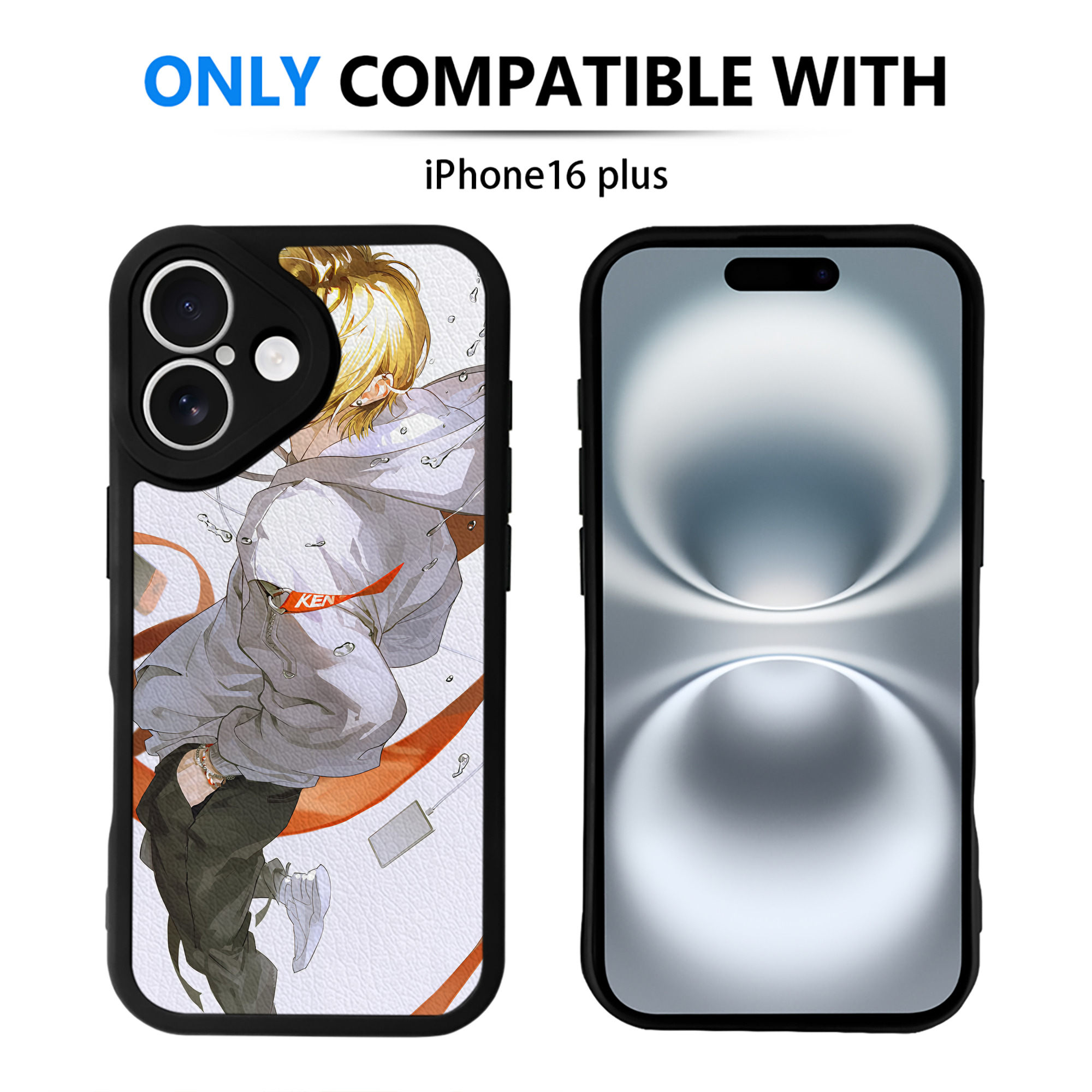 （画像用） ハイキュー!! Haikyu!! 【iPhone 16シリーズ対応】シリコンスマホケース（レザー調） 材質：シリコン